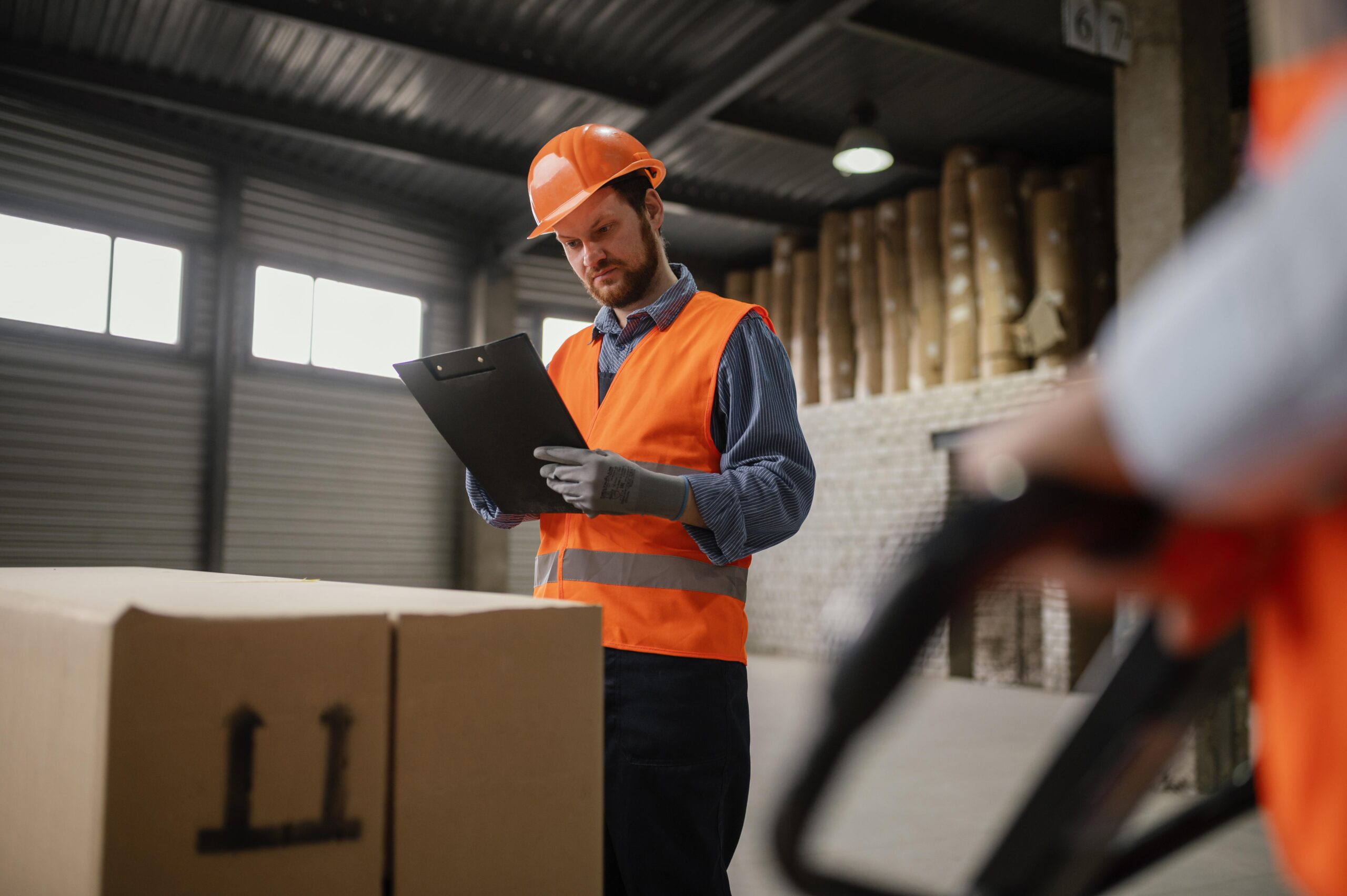 Movimentação de mercadorias em uma operação logística
